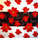 067 Weihnachten Blumen - 3-lagig - Home Fashion